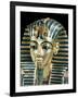 Tutankhamun's Funeral Mask in Solid Gold Inlaid with Semi-Precious Stones, Thebes, Egypt-Robert Harding-Framed Photographic Print