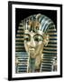 Tutankhamun's Funeral Mask in Solid Gold Inlaid with Semi-Precious Stones, Thebes, Egypt-Robert Harding-Framed Photographic Print