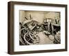 Tutankhamun's tomb, Valley of the Kings, Egypt, November, 1922-Harry Burton-Framed Photographic Print