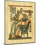 Tutankhamun with His Queen-null-Mounted Premium Giclee Print