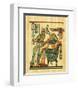 Tutankhamun with His Queen-null-Framed Art Print