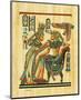 Tutankhamun with His Queen-null-Mounted Art Print