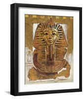 Tutenchamun's Mask-Joadoor-Framed Art Print