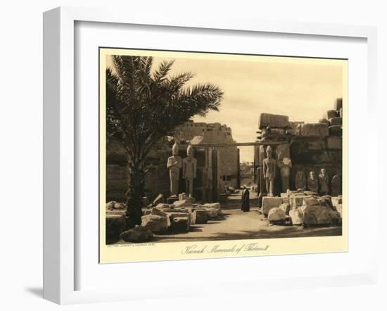 Tuthmosis III Memorial, Karnak-null-Framed Art Print