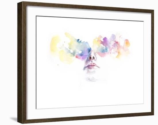 Tutta la Luce Negli Occhi-Agnes Cecile-Framed Art Print