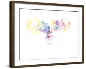 Tutta la Luce Negli Occhi-Agnes Cecile-Framed Art Print