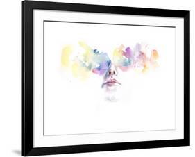 Tutta la Luce Negli Occhi-Agnes Cecile-Framed Art Print