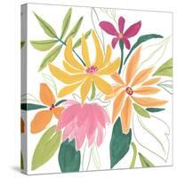 Tutti Frutti Floral II-June Vess-Stretched Canvas