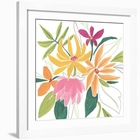 Tutti Frutti Floral II-June Vess-Framed Art Print