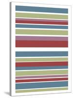 Tutti-frutti Stripes-Denise Duplock-Stretched Canvas