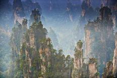 China, Zhangjiajie, Wulingyuan Scenic Area, Zhangjiajie National Forest Park-Tuul And Bruno Morandi-Stretched Canvas