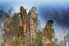 China, Zhangjiajie, Wulingyuan Scenic Area, Zhangjiajie National Forest Park-Tuul And Bruno Morandi-Framed Photographic Print