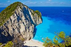 Greece, Ionian Island, Zante Island, Shipwreck Beach-Tuul And Bruno Morandi-Framed Photographic Print