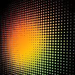 Abstract Colorful Halftone Background with Copy Space.-tuulijumala-Art Print