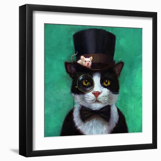 Tuxedo Cat-Lucia Heffernan-Framed Art Print