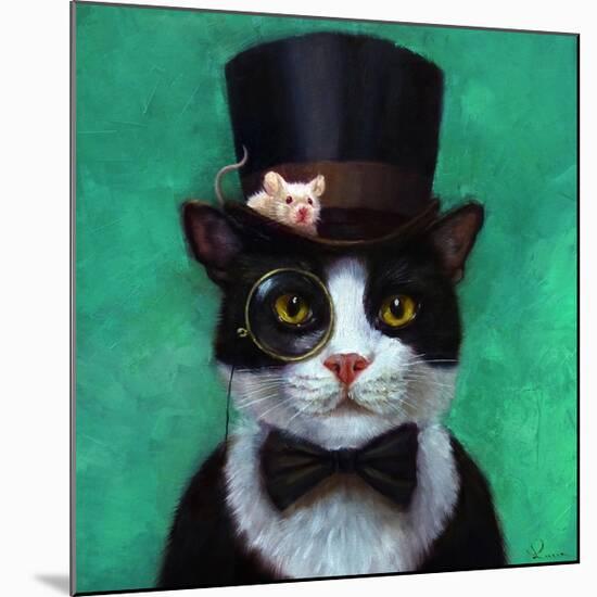 Tuxedo Cat-Lucia Heffernan-Mounted Art Print