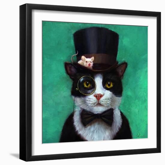 Tuxedo Cat-Lucia Heffernan-Framed Art Print