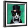 Tuxedo Cat-Lucia Heffernan-Framed Art Print