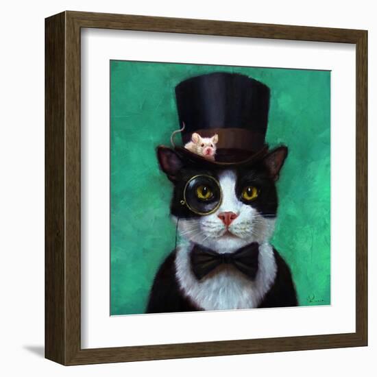 Tuxedo Cat-Lucia Heffernan-Framed Art Print