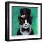 Tuxedo Cat-Lucia Heffernan-Framed Art Print