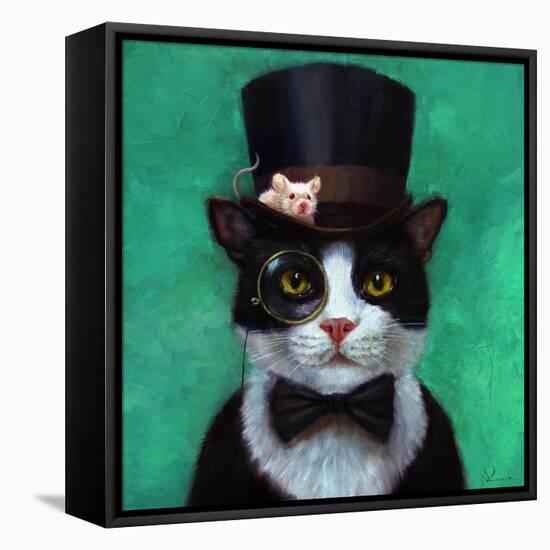 Tuxedo Cat-Lucia Heffernan-Framed Stretched Canvas
