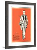 Tuxedo-null-Framed Art Print