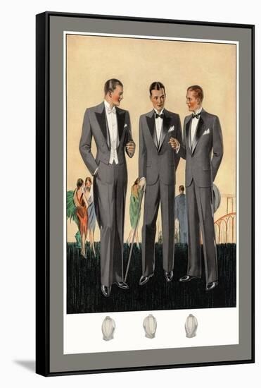 Tuxedo-null-Framed Stretched Canvas