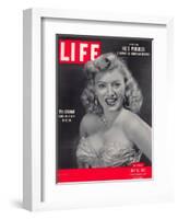 TV actress Dagmar, Virginia Ruth Egnor, July 16, 1951-Alfred Eisenstaedt-Framed Photographic Print