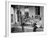 TV Comedienne Dagmar Sitting on Front Porch of Her Parent's Home During Visit to Home Town-Alfred Eisenstaedt-Framed Premium Photographic Print