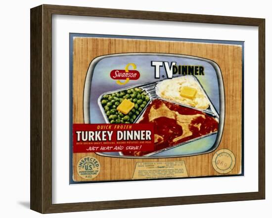 TV Dinner, 1954-null-Framed Giclee Print