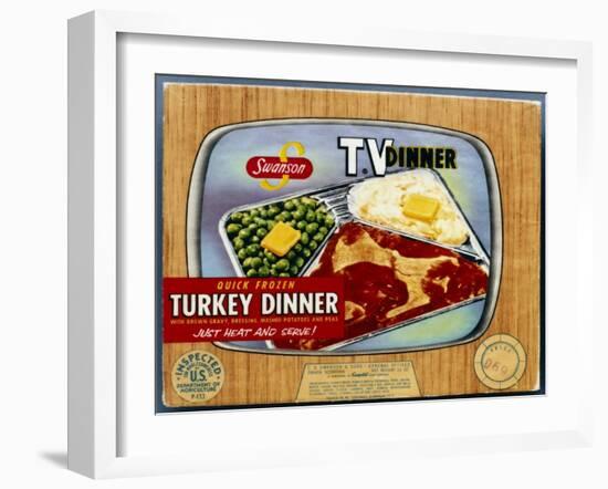 TV Dinner, 1954-null-Framed Giclee Print