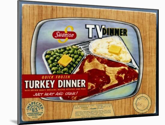 TV Dinner, 1954-null-Mounted Giclee Print