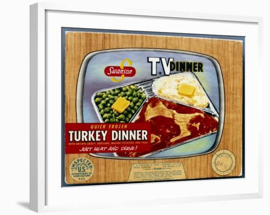 TV Dinner, 1954-null-Framed Giclee Print