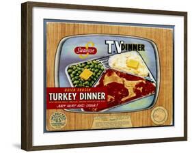 TV Dinner, 1954-null-Framed Giclee Print