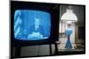 TV Image of President Richard M. Nixon Announcing His Resignation in Speech from the Oval Office-Gjon Mili-Mounted Photographic Print