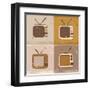 Tv Set Icons-YasnaTen-Framed Art Print