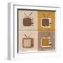 Tv Set Icons-YasnaTen-Framed Art Print