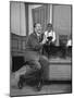 TV Show Host Art Linkletter Doing His TV Show "House Party" at Cbs TV City-Ralph Crane-Mounted Premium Photographic Print