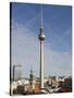 TV Tower, Berlin, Germany, Europe-Matthew Frost-Stretched Canvas