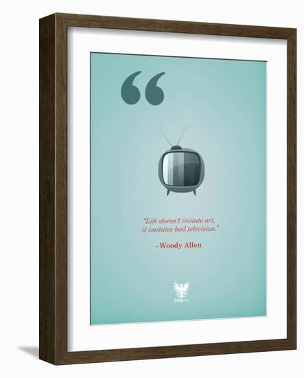 TV-TypeLike-Framed Art Print