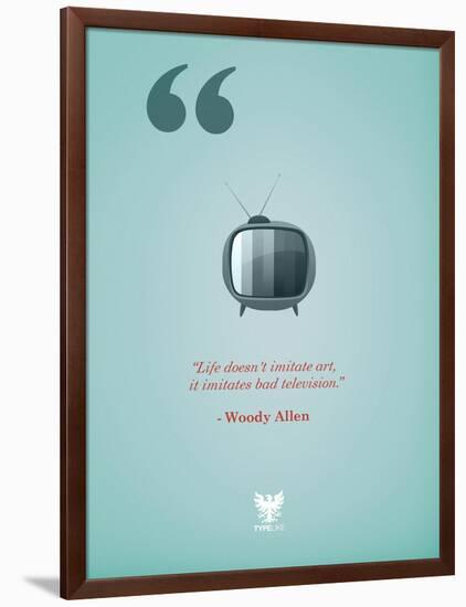 TV-TypeLike-Framed Art Print