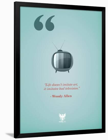 TV-TypeLike-Framed Art Print