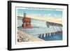 TVA Douglas Dam-null-Framed Art Print