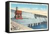 TVA Douglas Dam-null-Framed Stretched Canvas