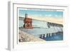 TVA Douglas Dam-null-Framed Art Print