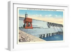 TVA Douglas Dam-null-Framed Art Print