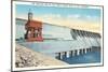 TVA Douglas Dam-null-Mounted Art Print