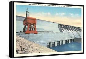 TVA Douglas Dam-null-Framed Stretched Canvas