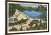 TVA Norris Dam, Tennessee-null-Framed Art Print