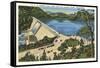 TVA Norris Dam, Tennessee-null-Framed Stretched Canvas